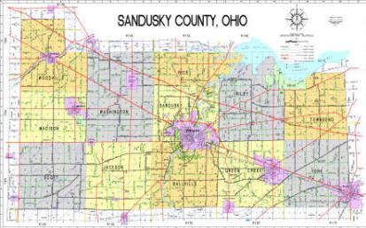 Sandusky County Map